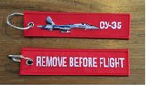 Remove Before Flight sleutelhanger CY-35 gevechtsvliegtuig