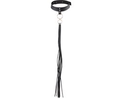 Bijoux Indiscrets Maze Choker met franje - Zwart