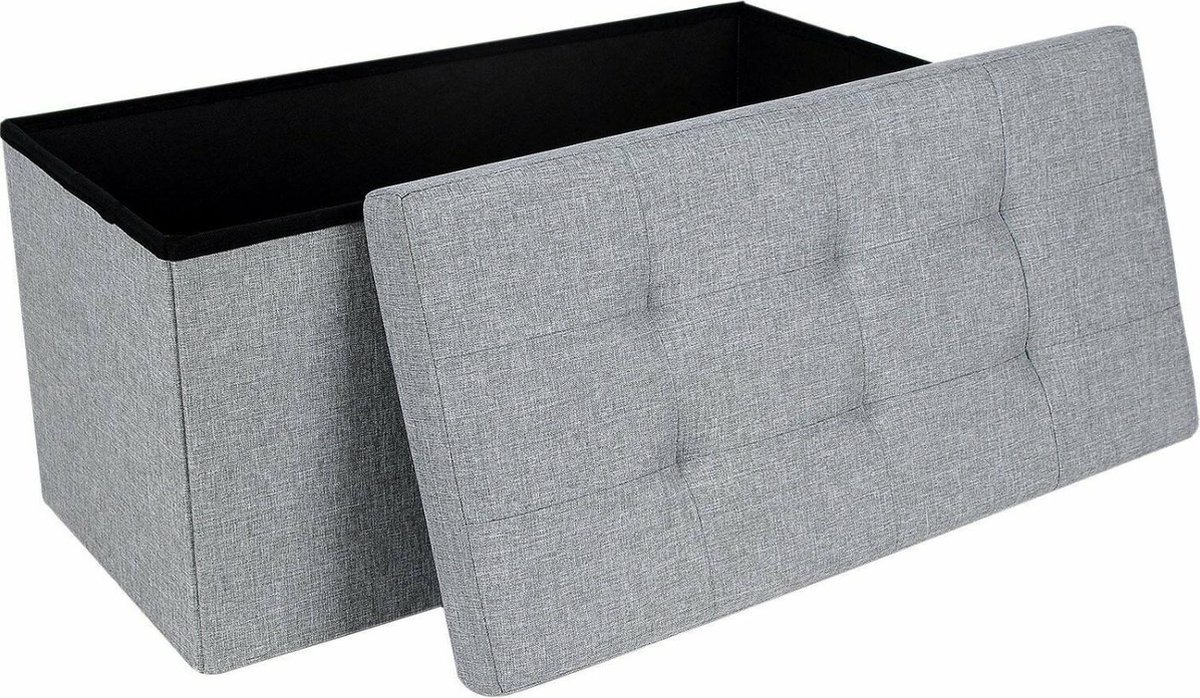 Songmics Hocker - Zitbank Met Opbergruimte - Bank - Hockers