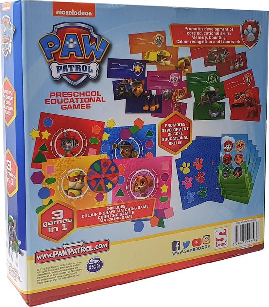 delicatesse papier knop Paw Patrol 3-in-1 Spel | Games | bol.com