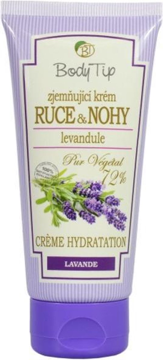 BODY TIP Intensieve Handcrème en Voetcrème met Lavendelolie - 100 ml