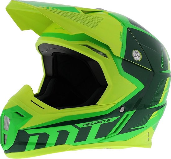 MT Synchrony Spec Crosshelm Fluor Groen Geel