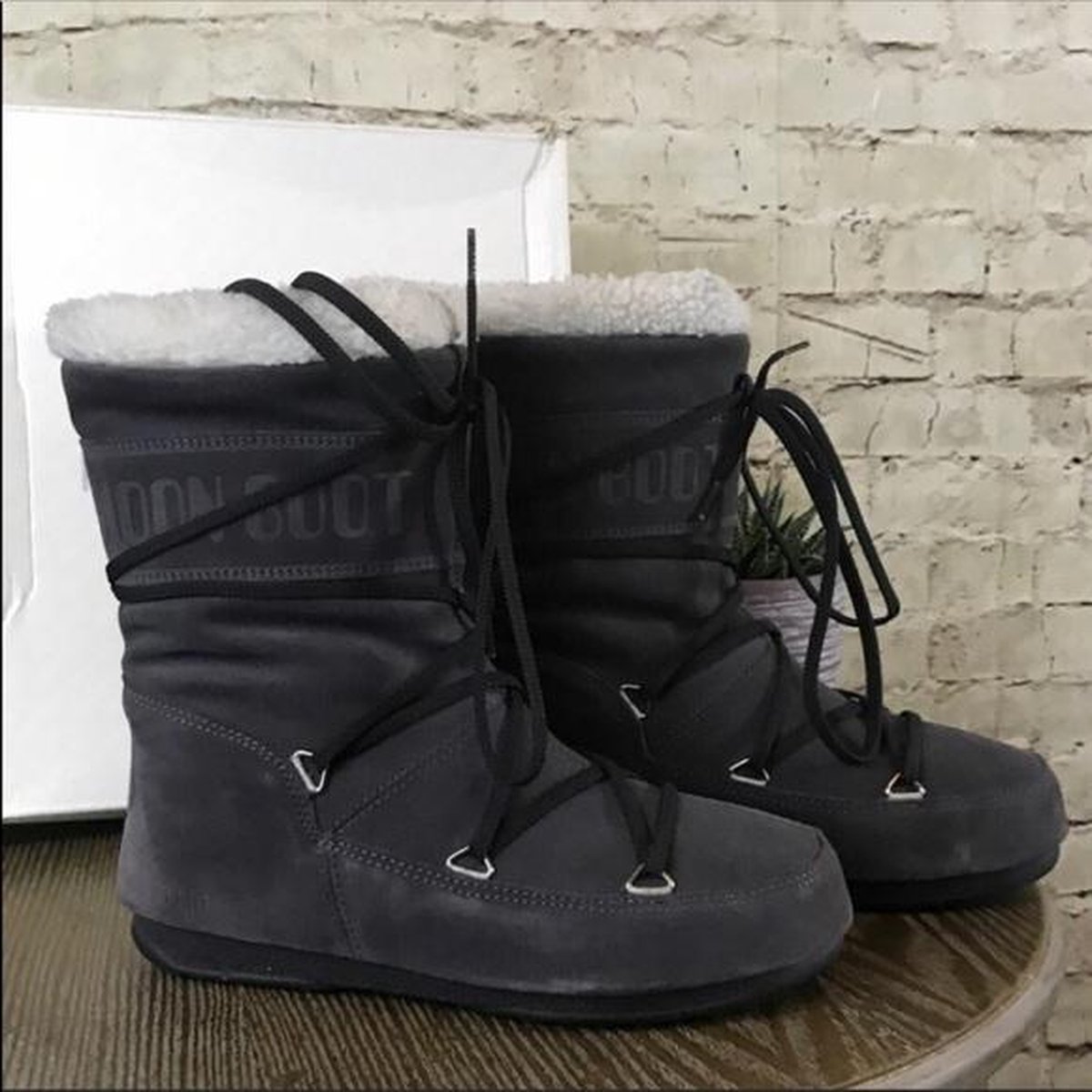 Moon Boot W.E. Butter Mid Grigio - Dames Snowboots Sneeuw schoenen - Warmte  isolerend | bol.com
