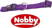 Nobby halsband classic paars 40-55 x 1 cm - 1 st