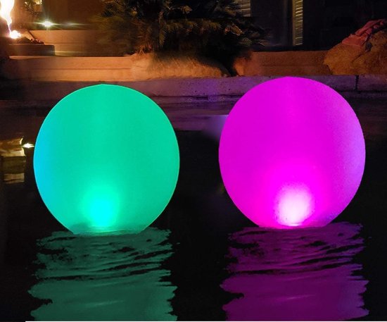 MaxxHome Led bol- RGB sfeerverlichting met afstandsbediening - voor binnen  en buiten -... | bol.com