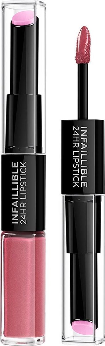 L'Or�al Paris Infaillible 24H Lipstick - Langhoudende 2-staps Lipstick met Vitamine E - 213 Toujour Teaberry - Pruim - 5.7ml - L’Oréal Paris