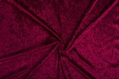 Velours de panne stof - Bordeaux rood - 50 meter