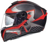 Helm MT Blade II sv Blaster mat rood XL