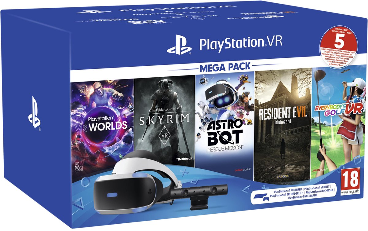 tandarts trommel erotisch PlayStation VR Mega Pack II + 5 games - PS4 | bol.com