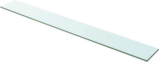 Zwevende Wandplank Glas 100x12cm (Incl fotolijst) - Boekenplank - Muurplank  - Wandrek... | bol.com