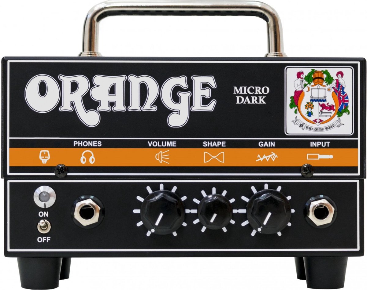 Orange Micro Dark - Hybrideversterker top voor elektrische gitaar