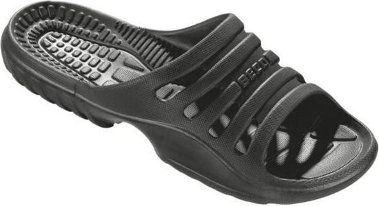 Beco Badslippers Zwart Heren Maat 45 Beco Badslippers Zwart Heren Maat 45