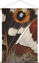 Vlinder | Dieren | Textieldoek | Textielposter | Wanddecoratie | 60CM x 90CM” | Schilderij