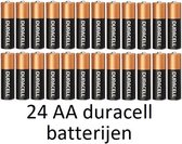 24 stuks AA Duracell alkaline batterijen
