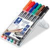 STAEDTLER Lumocolor permanent universele pen M 317 - Box 6 kleuren