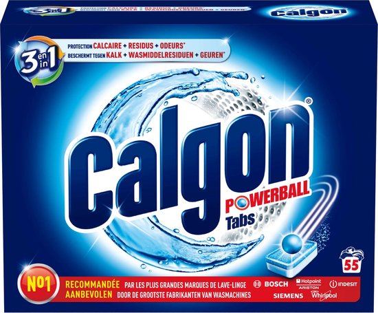 Calgon 3 in 1 Powerball Tabs Wasmachine Reiniger en Anti...