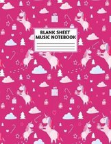 Blank Sheet Music Notebook