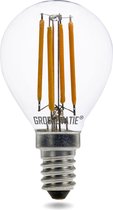 Groenovatie LED Filament Kogellamp - 4W - E14 Fitting - 78x45 mm - Dimbaar - Extra Warm Wit