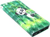 Panda hoesje kunstleer Geschikt voor Samsung Galaxy S9 Plus