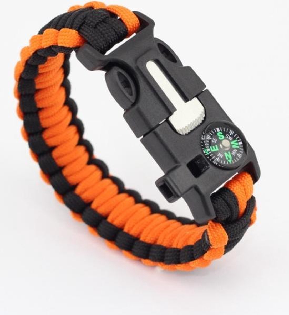 Survival Paracord Armband – Celvar – 5 in 1 – Gevlochten Survival Armband –  Met... | bol.com