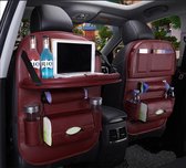 Luxe Auto Organizer met Tablet Houder Autostoel Organiser Ipadhouder voor Kinderen – Claret
