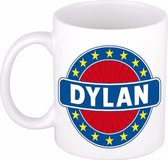 Dylan naam koffie mok / beker 300 ml  - namen mokken