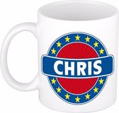 Chris naam koffie mok / beker 300 ml  - namen mokken