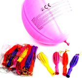 Boksballonnen 6 Kleuren - 50 stuks