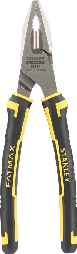 Stanley FatMax combinatietang 180 mm met zwart-geel handvat.
