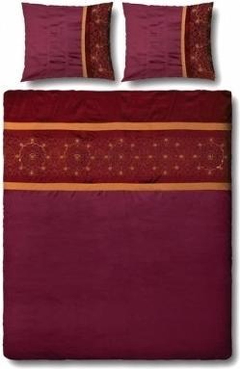 Essenza Pradesh Dekbedovertrek - Eenpersoons - 140x200/220 cm - Red