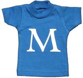 Naamslinger Lettershirts blauw M