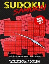 Sudoku Samurai Very Hard: Original Sudoku For Brain Power Vol. 6