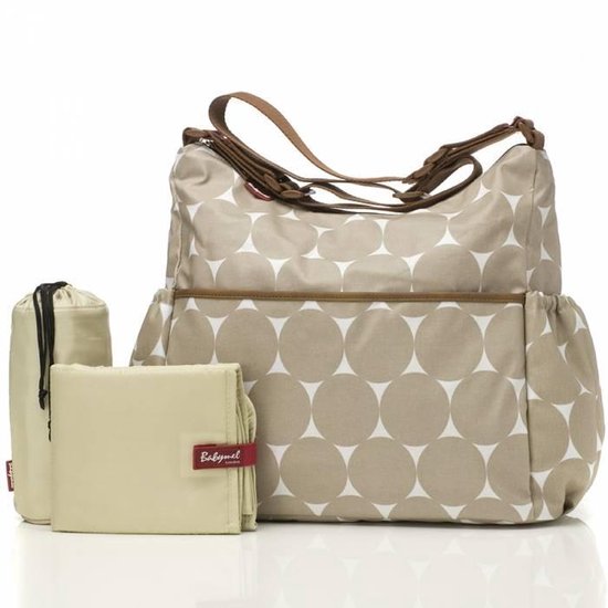 Babymel luiertas Big Slouchy Jumbo Dot Fawn van Babymel — afbeelding 2