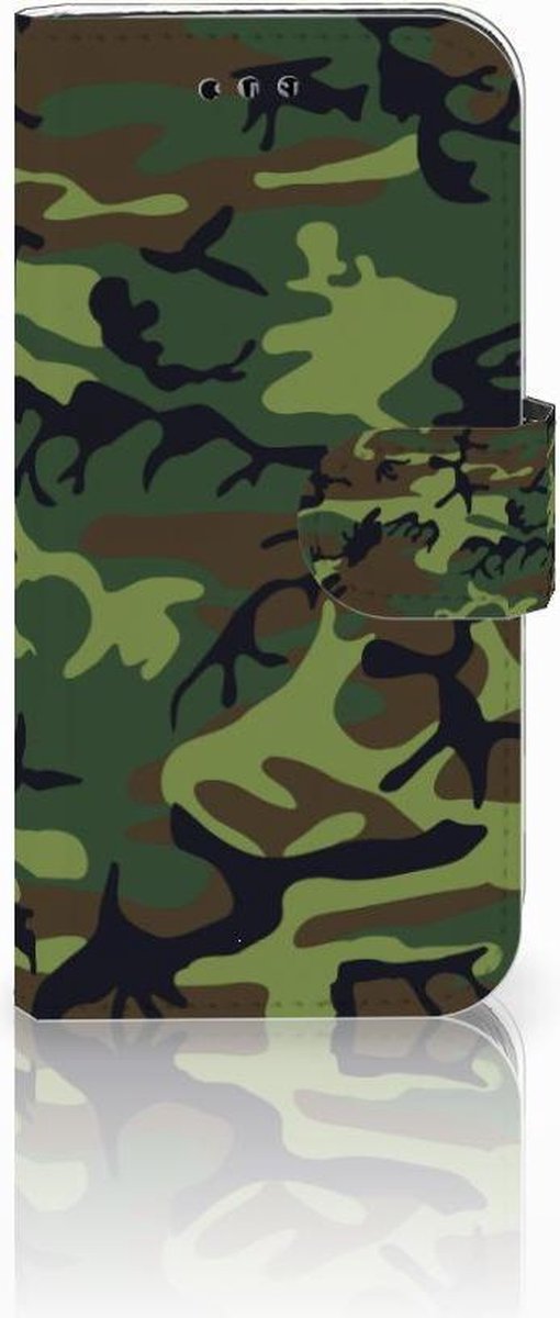 Samsung Galaxy A3 2017 Telefoon Hoesje Army Dark