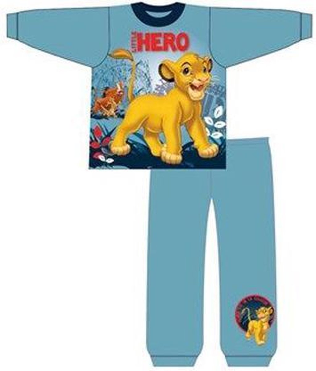Disney- Lion King - peuter/kleuter /kinder - pyjama - blauw - maat 86/92 |  bol.com