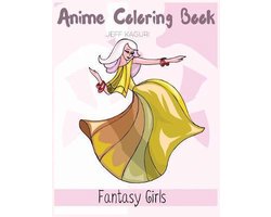 Anime Coloring Books Fantasy Girls