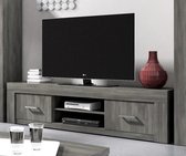 WOONENZO - Tv-meubel Tilburg - Grey - 190cm