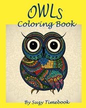 Owls Coloring Book, Adults Coloring book