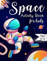 Space Activity Book for Kids Ages 4-8