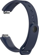 KELERINO. Siliconen bandje - Fitbit Inspire (HR) - Donkerblauw - Large