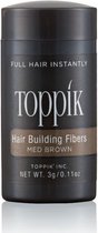 Toppik Hair Building Fibers Middenbruin - 3 gram - Cosmetische Haarverdikker - Verbergt haaruitval - Direct voller haar