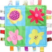 Knuffeldoek Labeldoek Baby Bloemen