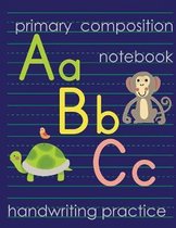 Primary Composition Notebook ABC Handwriting Practice
