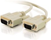 CablesToGo - VGA (D-Sub) naar VGA (D-Sub) - 2 m - Grijs
