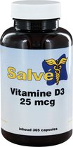 Salvé Vitamine D3 25 mcg 365 capsules