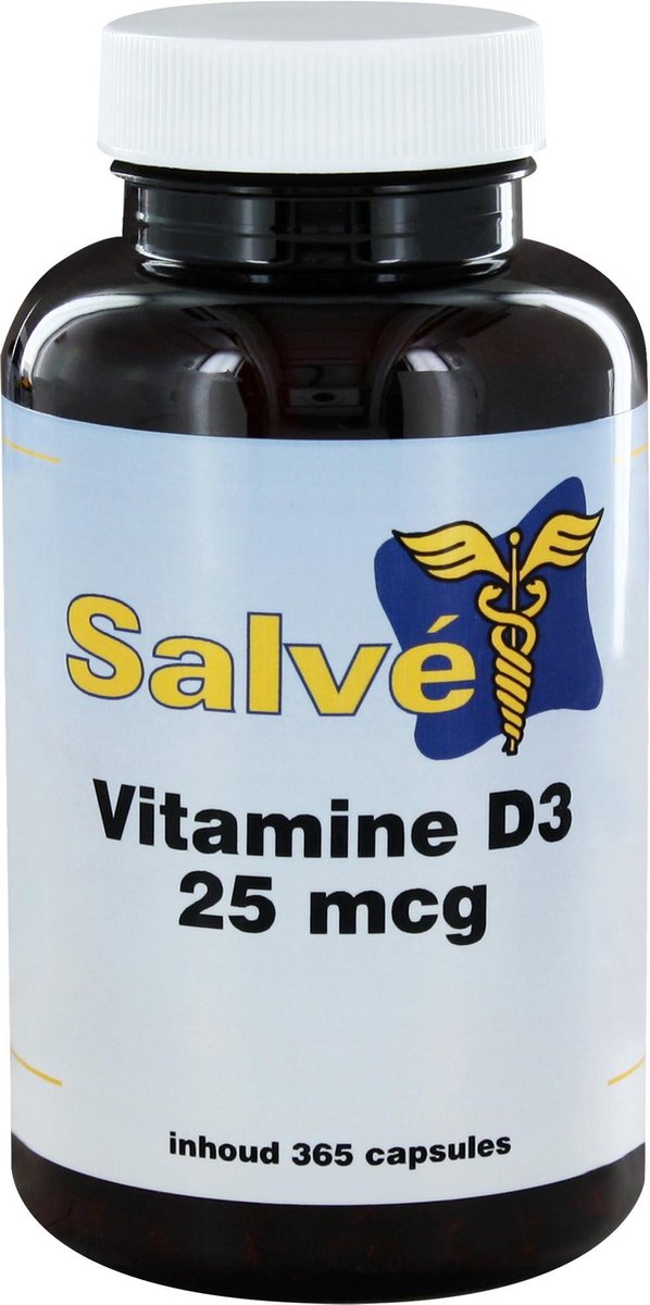 Goedkoopste Salvé Vitamine D3 25 mcg 365 capsules