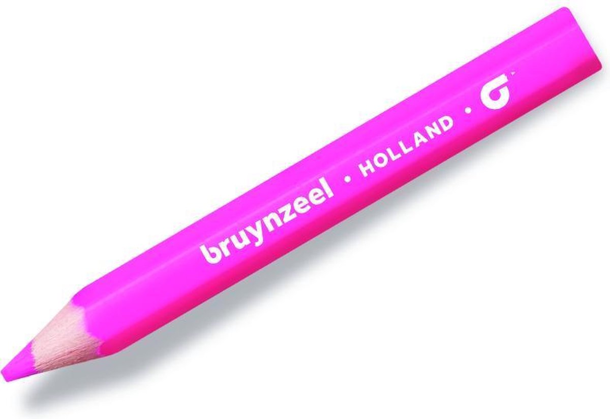 Bruynzeel Kids 20 korte dikke kleurpotloden met slijper | bol.com