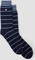 Alfredo Gonzales Thin Stripes Navy/Light Blue, Maat L (46/48)