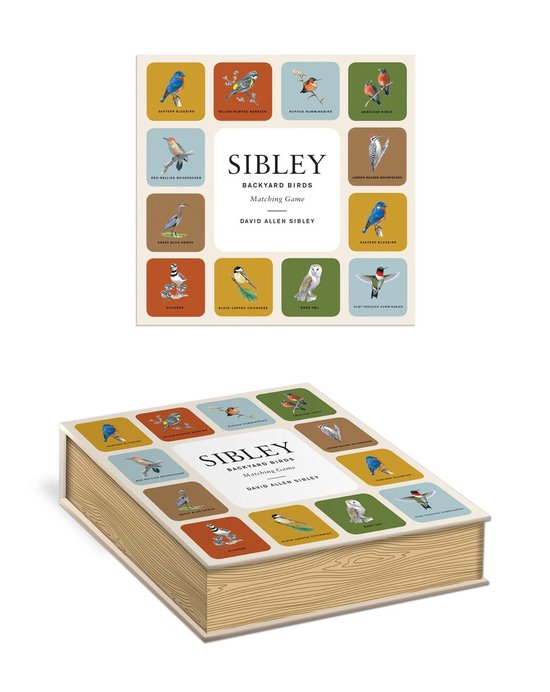 Afbeelding van het spel Sibley backyard birds matching game