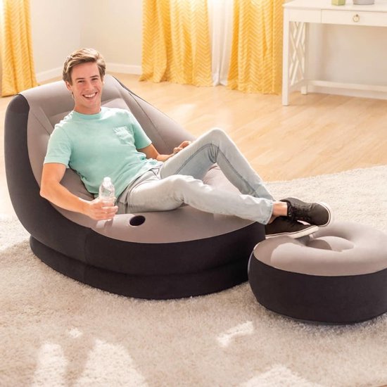 Opblaasbare Lounge bed / Opblaasbare Luchtbed / Lucht bed opblaasbaar /  Relax Bed... | bol.com
